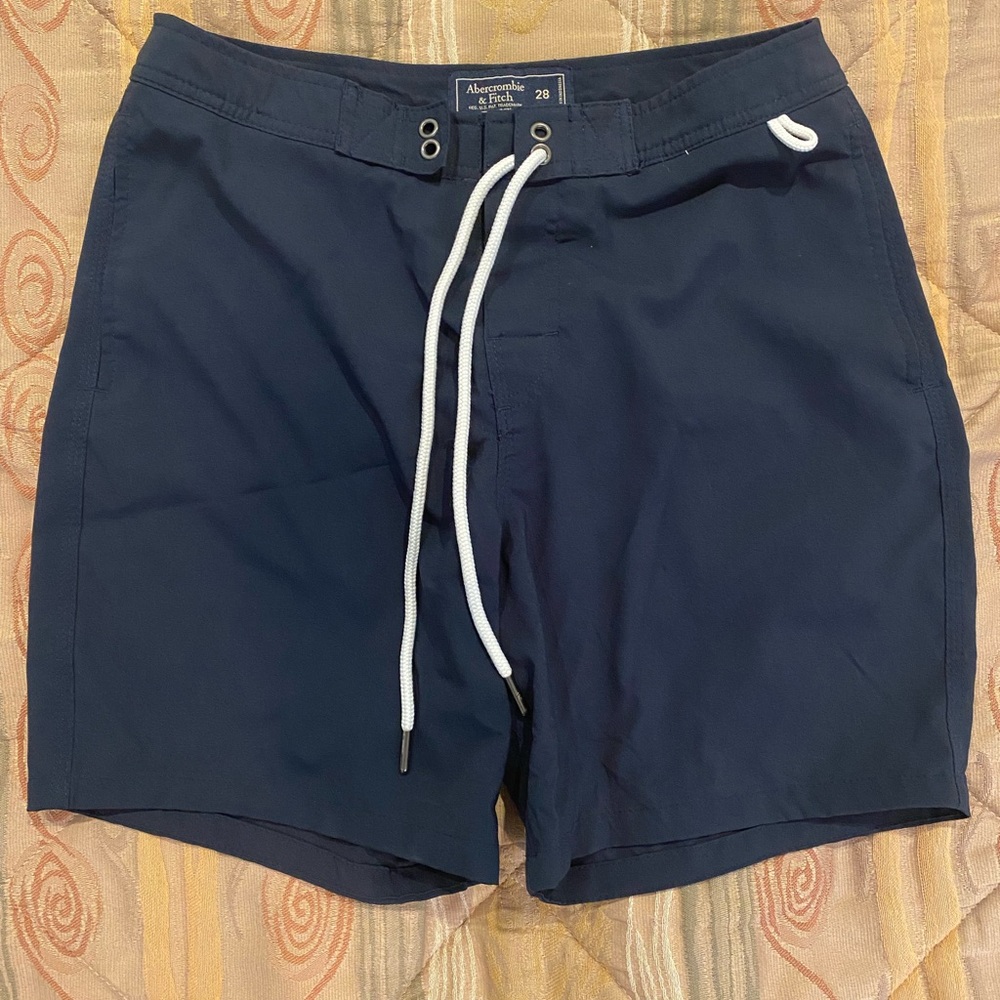 Abercrombie Navy Bathing Suit Mens 28